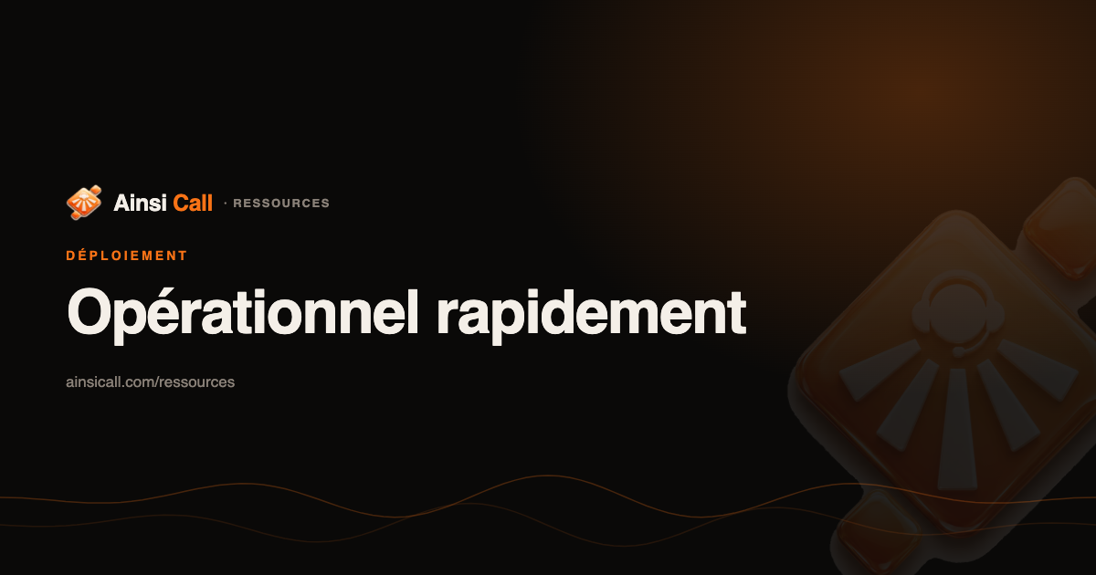 Installer un dispositif commercial rapidement