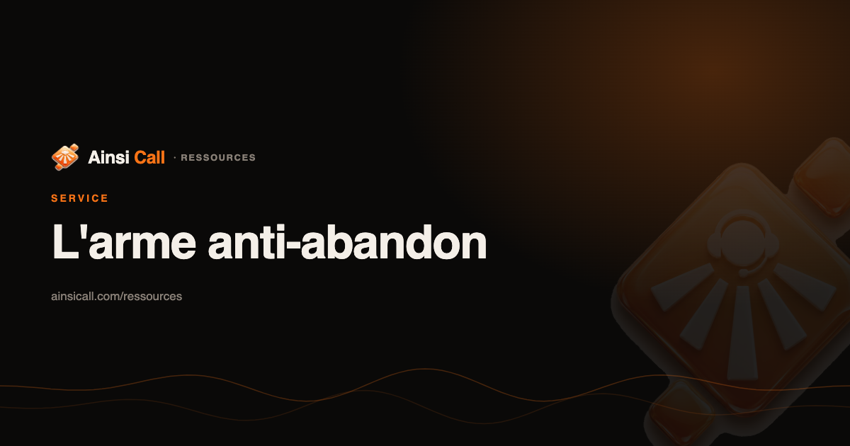 Le rappel automatique, l'arme anti-abandon